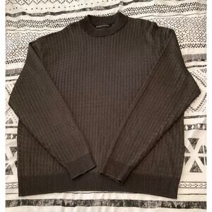 Vtg Baracuda knit sweater men’s XL charcoal gray
